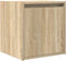 vidaXL - Nachtkastje - wandgemonteerd - 38x34x40 - cm - sonoma - eikenkleurig