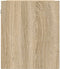 vidaXL - Nachtkastje - wandgemonteerd - 38x34x40 - cm - sonoma - eikenkleurig