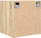vidaXL - Nachtkastje - wandgemonteerd - 38x34x40 - cm - sonoma - eikenkleurig