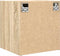 vidaXL - Nachtkastje - wandgemonteerd - 38x34x40 - cm - sonoma - eikenkleurig