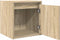 vidaXL - Nachtkastje - wandgemonteerd - 38x34x40 - cm - sonoma - eikenkleurig