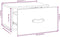 vidaXL - Nachtkastje - wandgemonteerd - 40x29,5x22 - cm - honingbruin