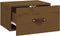 vidaXL - Nachtkastje - wandgemonteerd - 40x29,5x22 - cm - honingbruin