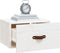 vidaXL - Nachtkastje - wandgemonteerd - 40x29,5x22 - cm - wit
