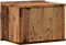 vidaXL - Nachtkastje - wandgemonteerd - 40x32x30 - cm - oud - houtkleurig