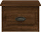 vidaXL - Nachtkastje - wandgemonteerd - 41,5x36x28 - cm - bruin - eikenkleurig