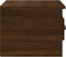 vidaXL - Nachtkastje - wandgemonteerd - 41,5x36x28 - cm - bruin - eikenkleurig