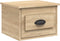 vidaXL - Nachtkastje - wandgemonteerd - 41,5x36x28 - cm - sonoma - eikenkleurig