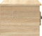 vidaXL - Nachtkastje - wandgemonteerd - 41,5x36x28 - cm - sonoma - eikenkleurig