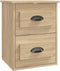vidaXL - Nachtkastje - wandgemonteerd - 41,5x36x53 - cm - sonoma - eikenkleurig