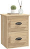vidaXL - Nachtkastje - wandgemonteerd - 41,5x36x53 - cm - sonoma - eikenkleurig