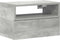 vidaXL - Nachtkastje - wandgemonteerd - 45x26x28,5 - cm - betongrijs