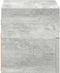 vidaXL - Nachtkastje - wandgemonteerd - 45x26x28,5 - cm - betongrijs