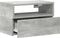 vidaXL - Nachtkastje - wandgemonteerd - 45x26x28,5 - cm - betongrijs