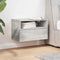vidaXL - Nachtkastje - wandgemonteerd - 45x26x28,5 - cm - betongrijs
