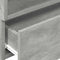 vidaXL - Nachtkastje - wandgemonteerd - 45x26x28,5 - cm - betongrijs