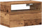 vidaXL - Nachtkastje - wandgemonteerd - 45x26x28,5 - cm - oud - houtkleurig