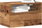 vidaXL - Nachtkastje - wandgemonteerd - 45x26x28,5 - cm - oud - houtkleurig