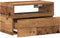 vidaXL - Nachtkastje - wandgemonteerd - 45x26x28,5 - cm - oud - houtkleurig