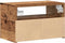 vidaXL - Nachtkastje - wandgemonteerd - 45x26x28,5 - cm - oud - houtkleurig