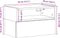 vidaXL - Nachtkastje - wandgemonteerd - 45x26x28,5 - cm - wit
