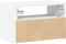 vidaXL - Nachtkastje - wandgemonteerd - 45x26x28,5 - cm - wit