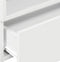 vidaXL - Nachtkastje - wandgemonteerd - 45x26x28,5 - cm - wit