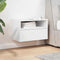 vidaXL - Nachtkastje - wandgemonteerd - 45x26x28,5 - cm - wit