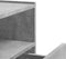 vidaXL - Nachtkastje - wandgemonteerd - 45x30x35 - cm - betongrijs