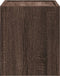 vidaXL - Nachtkastje - wandgemonteerd - 45x30x35 - cm - bruin - eikenkleurig