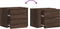 vidaXL - Nachtkastje - wandgemonteerd - 45x30x35 - cm - bruin - eikenkleurig