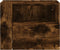 vidaXL - Nachtkastje - wandgemonteerd - 45x30x35 - cm - gerookt - eikenkleurig