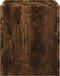 vidaXL - Nachtkastje - wandgemonteerd - 45x30x35 - cm - gerookt - eikenkleurig