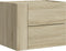 vidaXL - Nachtkastje - wandgemonteerd - 45x30x35 - cm - sonoma - eikenkleurig