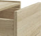 vidaXL - Nachtkastje - wandgemonteerd - 45x30x35 - cm - sonoma - eikenkleurig