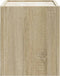 vidaXL - Nachtkastje - wandgemonteerd - 45x30x35 - cm - sonoma - eikenkleurig