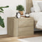 vidaXL - Nachtkastje - wandgemonteerd - 45x30x35 - cm - sonoma - eikenkleurig