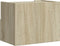 vidaXL - Nachtkastje - wandgemonteerd - 45x30x35 - cm - sonoma - eikenkleurig