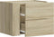 vidaXL - Nachtkastje - wandgemonteerd - 45x30x35 - cm - sonoma - eikenkleurig