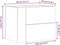 vidaXL - Nachtkastje - wandgemonteerd - 45x30x35 - cm - wit