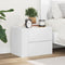 vidaXL - Nachtkastje - wandgemonteerd - 45x30x35 - cm - wit