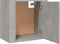 vidaXL - Nachtkastje - wandgemonteerd - 50x30x47 - cm - betongrijs