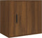 vidaXL - Nachtkastje - wandgemonteerd - 50x30x47 - cm - bruin - eikenkleur