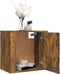vidaXL - Nachtkastje - wandgemonteerd - 50x30x47 - cm - gerookt - eikenkleurig