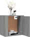 vidaXL - Nachtkastje - wandgemonteerd - 50x30x47 - cm - grijs - sonoma - eikenkleur