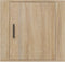 vidaXL - Nachtkastje - wandgemonteerd - 50x30x47 - cm - sonoma - eikenkleurig