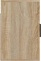 vidaXL - Nachtkastje - wandgemonteerd - 50x30x47 - cm - sonoma - eikenkleurig