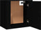 vidaXL - Nachtkastje - wandgemonteerd - 50x30x47 - cm - zwart