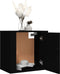 vidaXL - Nachtkastje - wandgemonteerd - 50x30x47 - cm - zwart