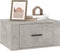 vidaXL - Nachtkastje - wandgemonteerd - 50x36x25 - cm - betongrijs